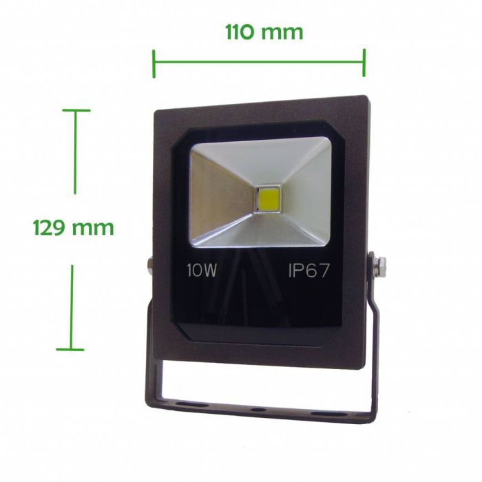 LED Bouwlamp 10 Watt - 4000K (helder wit) - IP67 - Crius