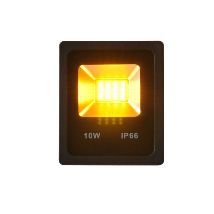 Gele LED Bouwlamp 10 Watt - IP66 - Crius