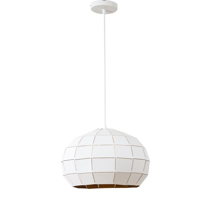 Hanglamp Modern Wit Rond Metaal - Valott Miina