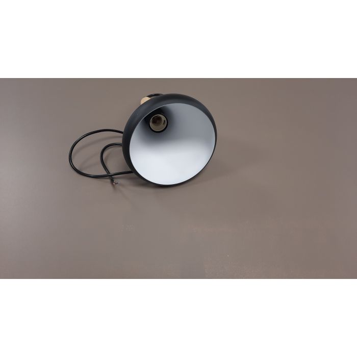 Hanglamp Modern Zwart Rond met Hout  Valott Olen