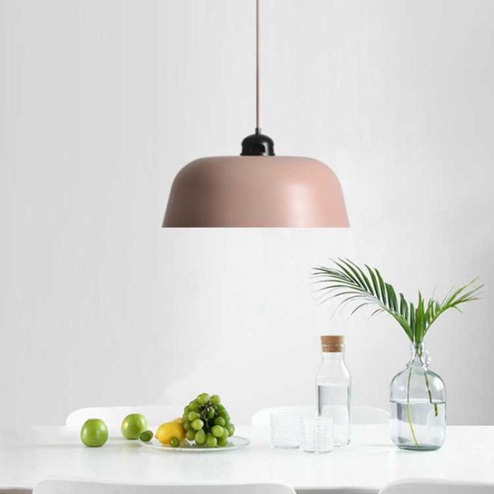 Hanglamp Modern Champagne Rond Aluminium - Valott Saara