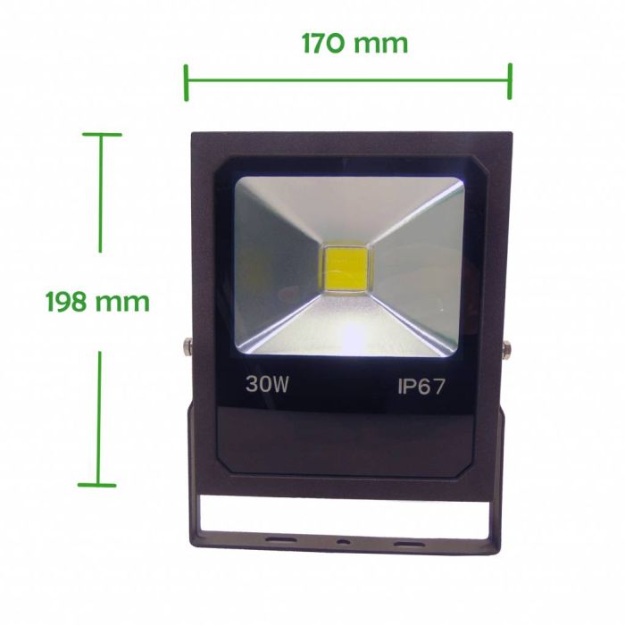 LED Bouwlamp 30 Watt - 4000K (helder wit) - IP67 - Crius