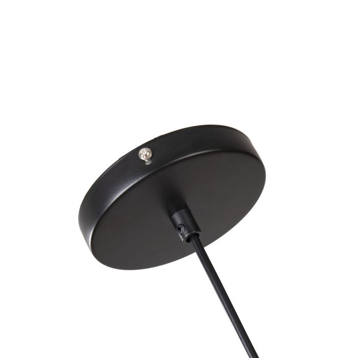 Hanglamp Zwart Aluminium met hout - Valott Eliisa
