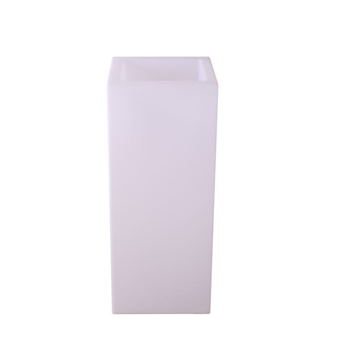 Oplaadbare Bloempot 90 cm LED RGB incl. Afstandsbediening  - Funnylights Lapras Tuinlamp