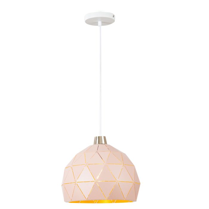Hanglamp Modern Roze Rond Metaal - Valott Satu