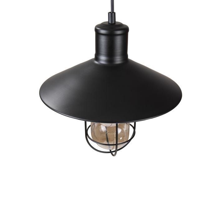 Hanglamp Industrieel Zwart Aluminium  - Valott Thymo