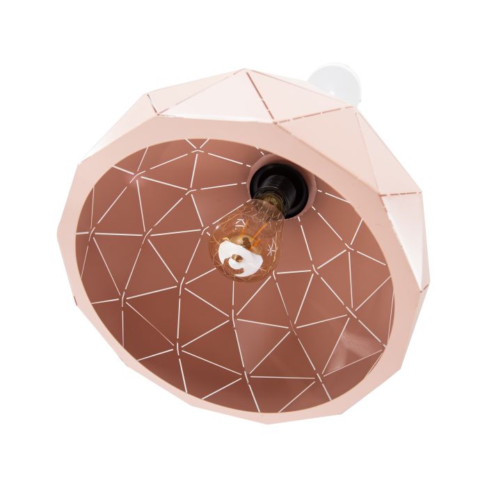 Hanglamp Modern Roze Rond Metaal - Valott Satu
