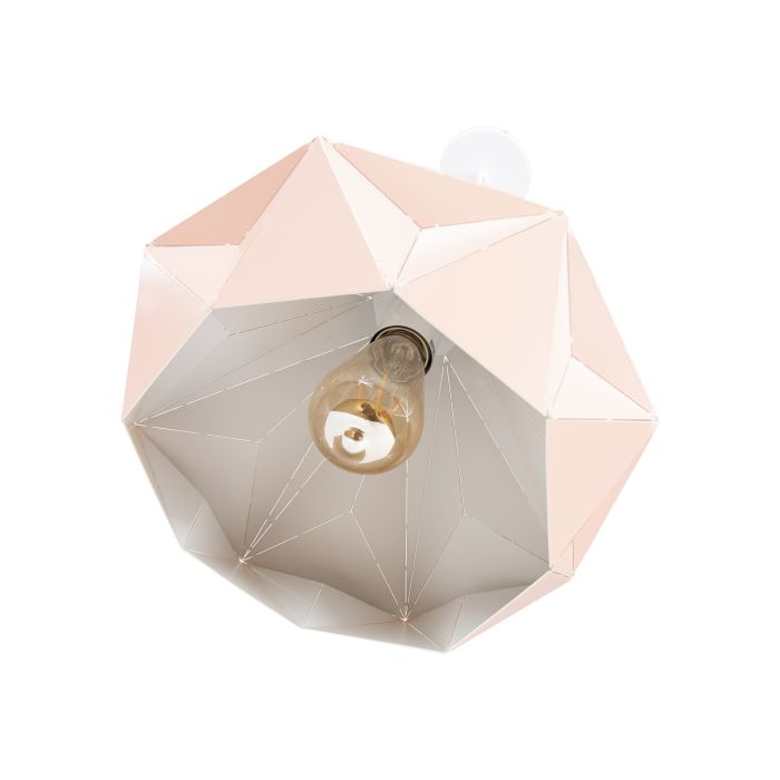 Hanglamp Modern Roze Metaal - Scaldare Zogno