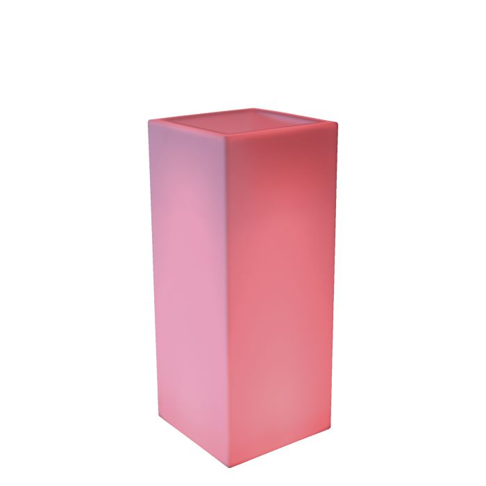 Oplaadbare Bloempot 90 cm LED RGB incl. Afstandsbediening  - Funnylights Lapras Tuinlamp