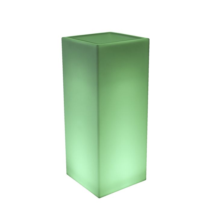 Oplaadbare Bloempot 90 cm LED RGB incl. Afstandsbediening  - Funnylights Lapras Tuinlamp
