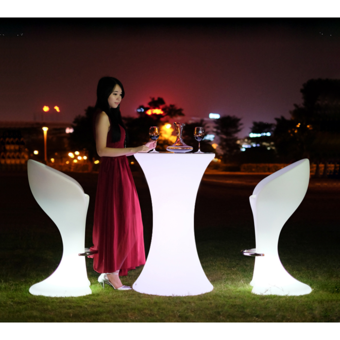 LED RGB Statafel Oplaadbaar + Afstandsbediening - Funnylights Showroommodel