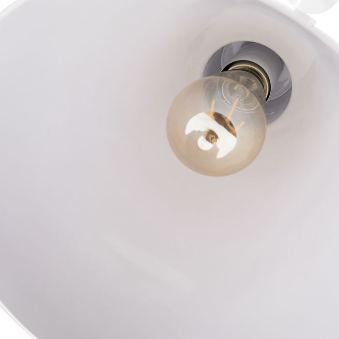 Hanglamp Modern Wit Rond Aluminium en Hout - Valott Pirkko