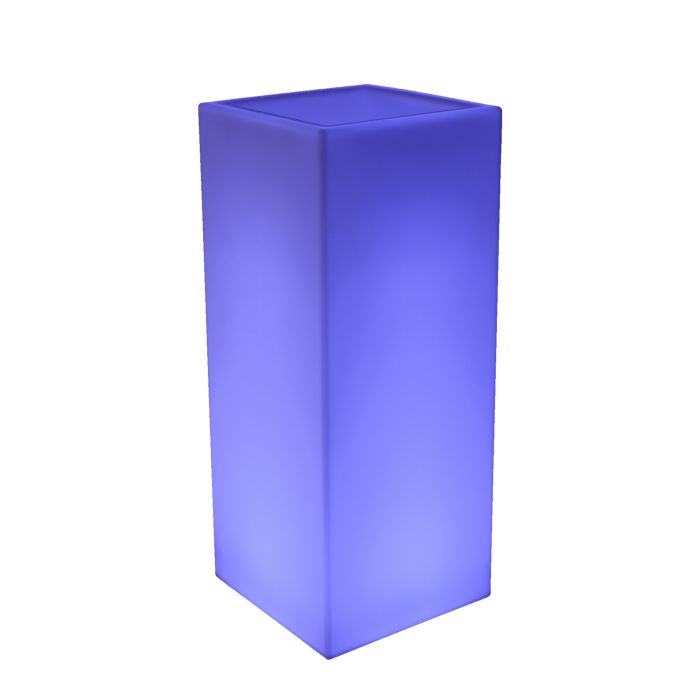 Oplaadbare Bloempot 90 cm LED RGB incl. Afstandsbediening  - Funnylights Lapras Tuinlamp