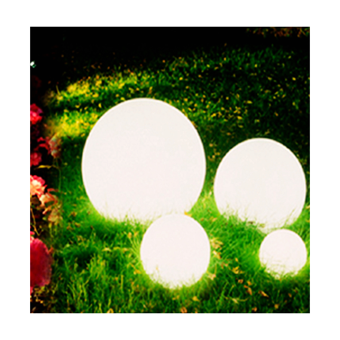 Oplaadbare Bol 30 cm LED RGB  incl. Afstandsbediening - Funnylights Venonat Tuinlamp