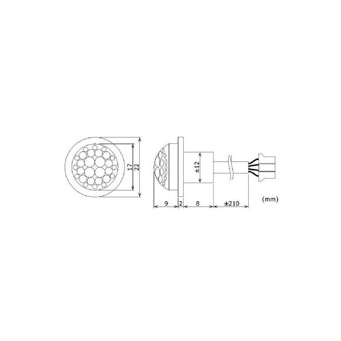 LED Bewegingsmelder inbouw compact