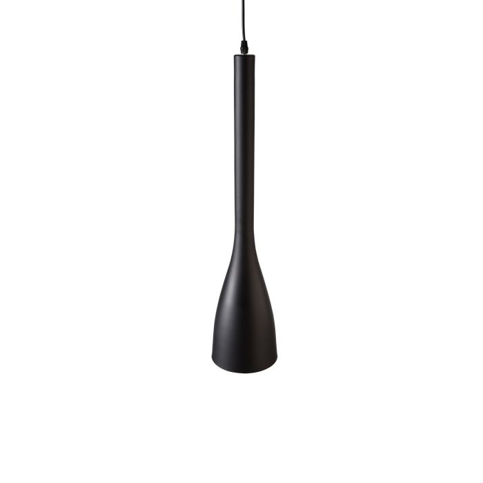 Moderne Zwarte Kegel Hanglamp  Valott Pullo