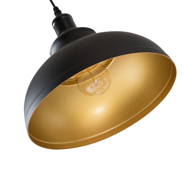 Moderne Middelgrote Zwarte Hanglamp  Scaldare Alvito