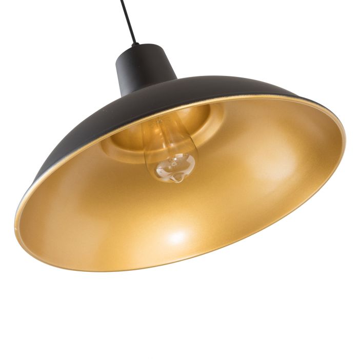 Moderne Grote Zwarte Hanglamp  Scaldare Altino