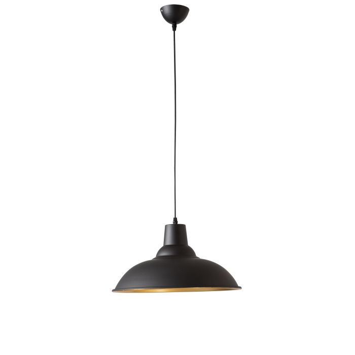 Moderne Grote Zwarte Hanglamp  Scaldare Altino