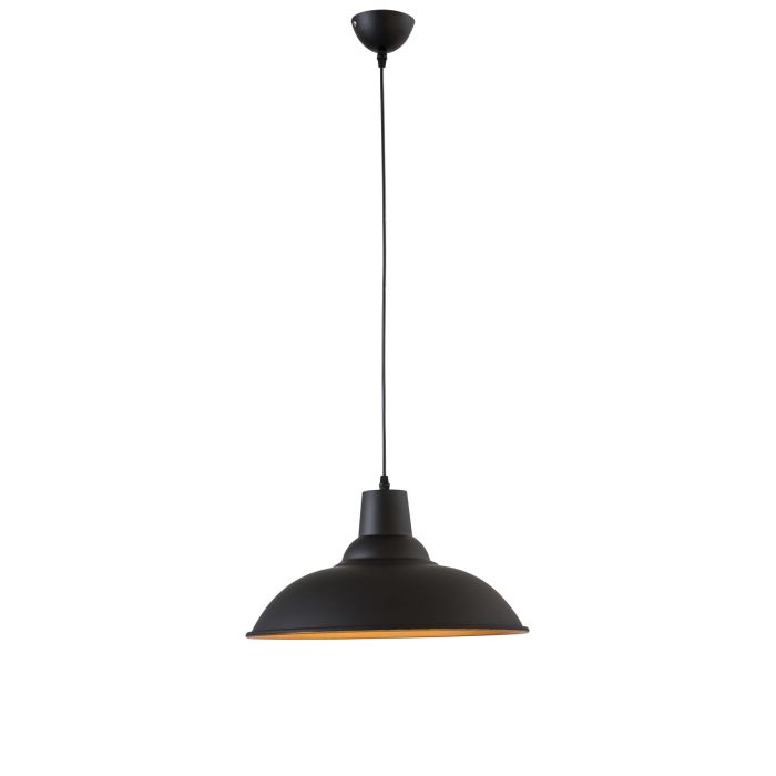 Moderne Grote Zwarte Hanglamp  Scaldare Altino