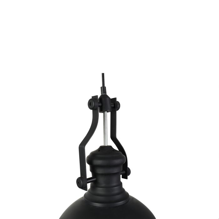 Hanglamp Industrieel Zwart Rond Metaal - Valott Vesa