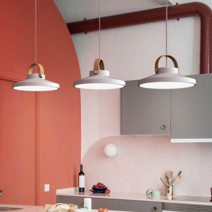 Hanglamp LED Modern Wit Rond Klein 24 cm - Scaldare Grado