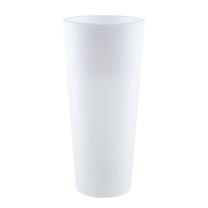 Oplaadbare Bloempot Rond 90 cm LED RGB incl. Afstandsbediening - Funnylights Onix Tuinlamp