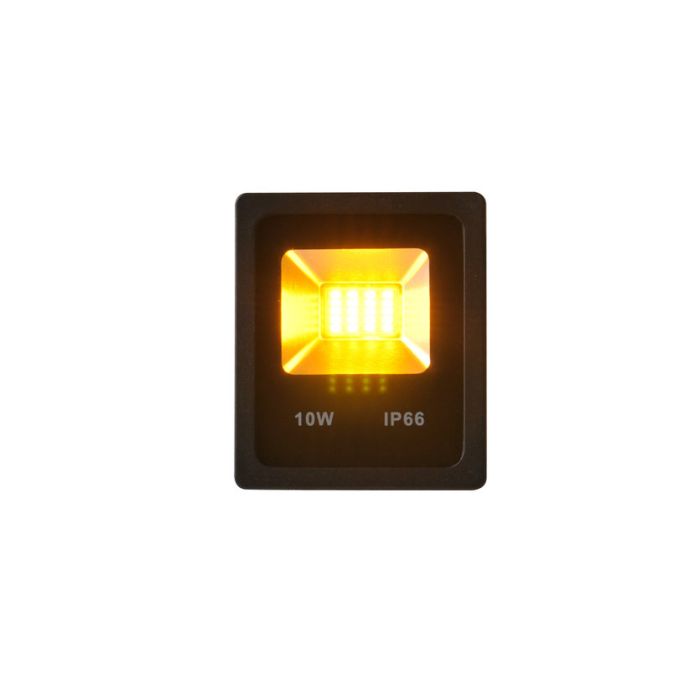 Gele LED Bouwlamp 10 Watt - IP66 - Crius