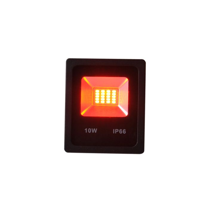 Rode LED Bouwlamp 10 Watt - IP66 - Crius