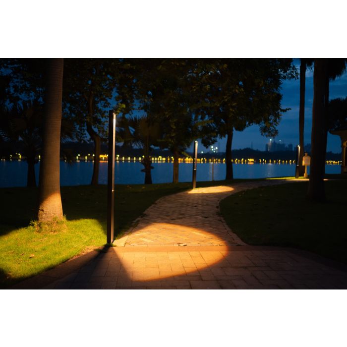 Moderne Staande Buitenlamp Zwart 80 cm IP65 incl. LED - Garleds Trebol