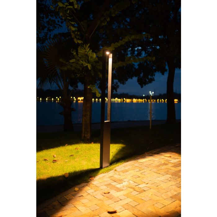 Moderne Staande Buitenlamp Zwart 80 cm IP65 incl. LED - Garleds Trebol
