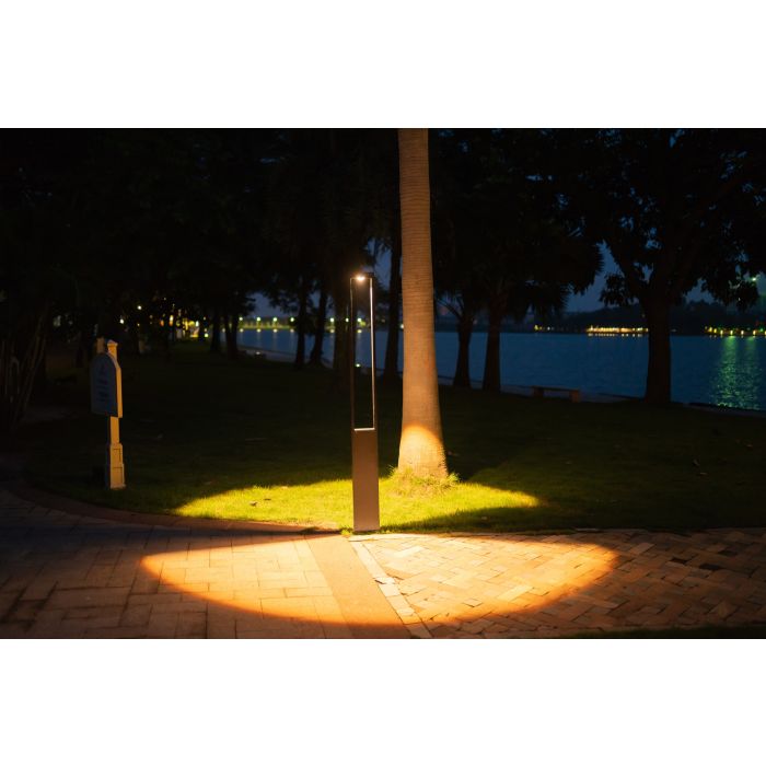Moderne Staande Buitenlamp Zwart 80 cm IP65 incl. LED - Garleds Trebol