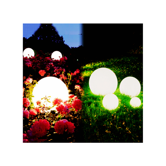 Oplaadbare Bol 30 cm LED RGB  incl. Afstandsbediening - Funnylights Venonat Tuinlamp