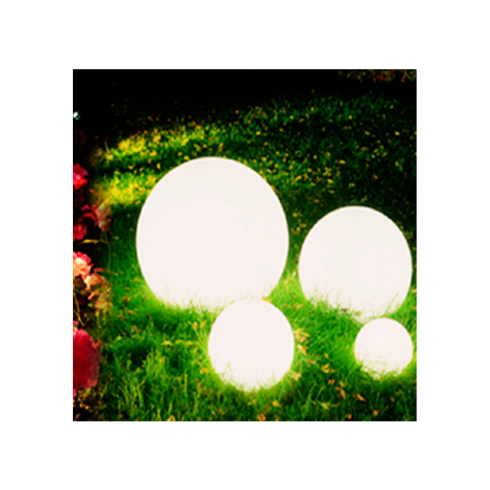 Oplaadbare Bol 30 cm LED RGB  incl. Afstandsbediening - Funnylights Venonat Tuinlamp