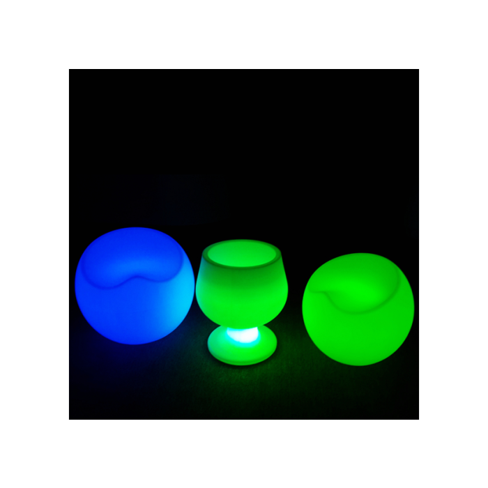 Oplaadbare Stoel LED RGB incl. Afstandsbediening - Funnylights Cubone