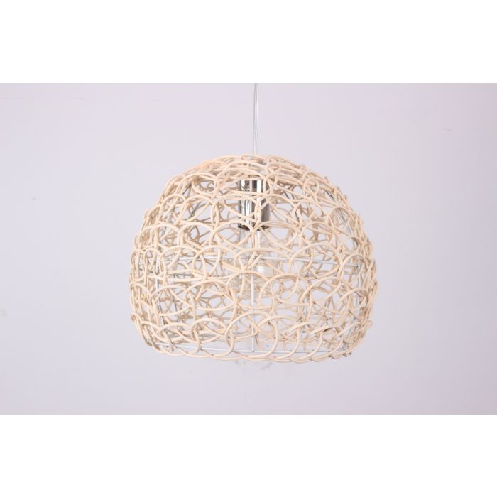 Hanglamp Hout Rond Houtkleur 35 cm - Madera Carpe