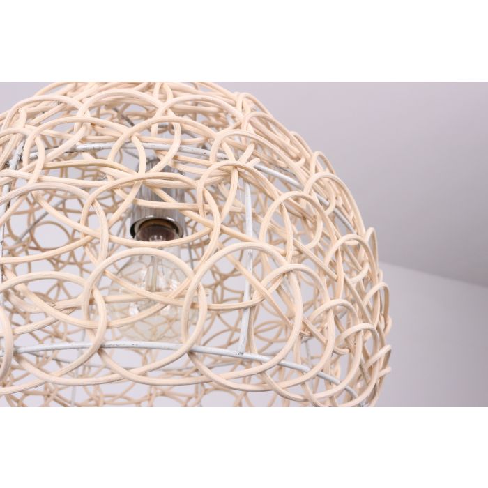Hanglamp Hout Rond Houtkleur 35 cm - Madera Carpe