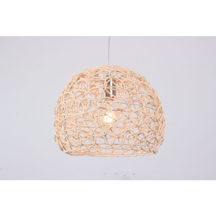 Hanglamp Hout Rond Houtkleur 35 cm - Madera Carpe