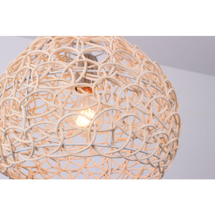 Hanglamp Hout Rond Houtkleur 35 cm - Madera Carpe