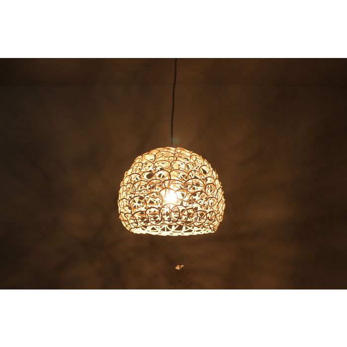 Hanglamp Hout Rond Houtkleur 35 cm - Madera Carpe