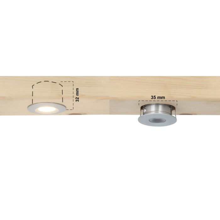 Carpus LED inbouwspot 12 Volt  3 Watt - inclusief 5 meter snoer