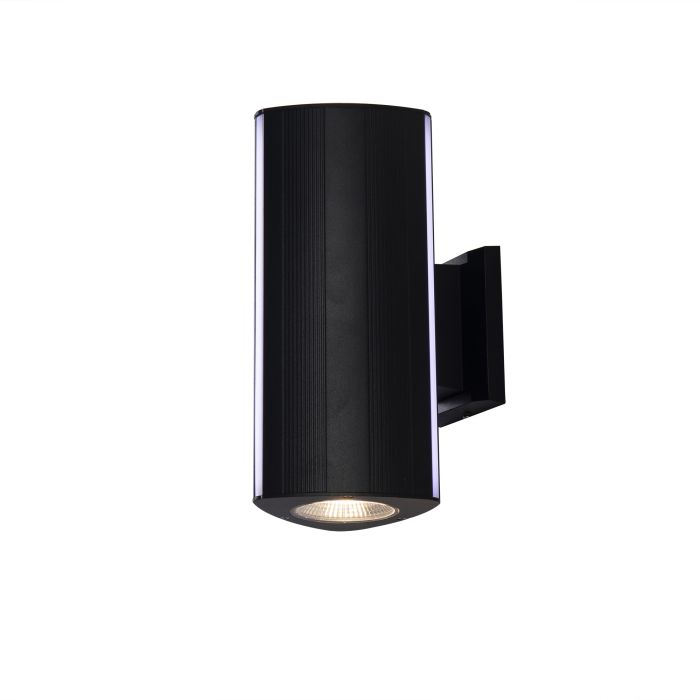 Moderne Buitenwandlamp up down Zwart IP65 incl. LED Wit Licht - Garleds Setos