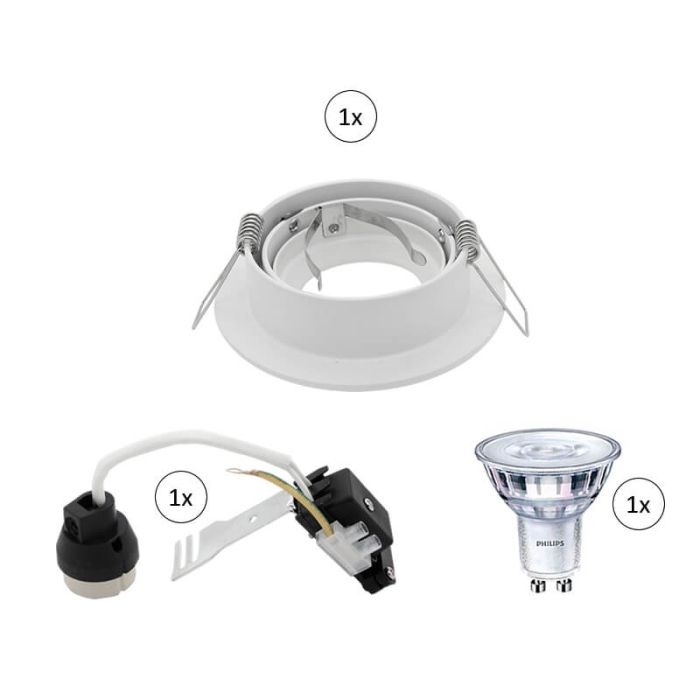 LED Inbouwspot Aveza wit rond
