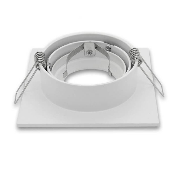 LED Inbouwspot Avola vierkant wit
