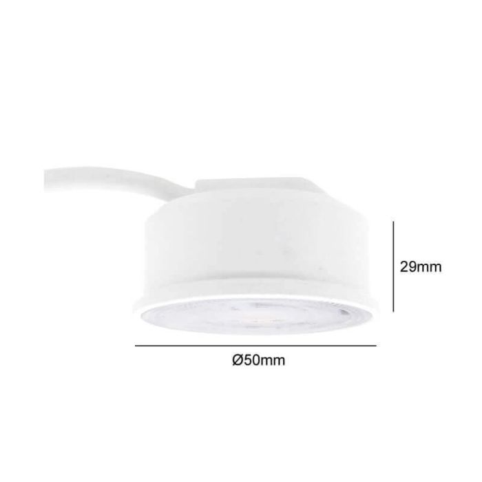 LED Inbouwspot Aveza 4W Dimbaar 3cm inbouwdiepte