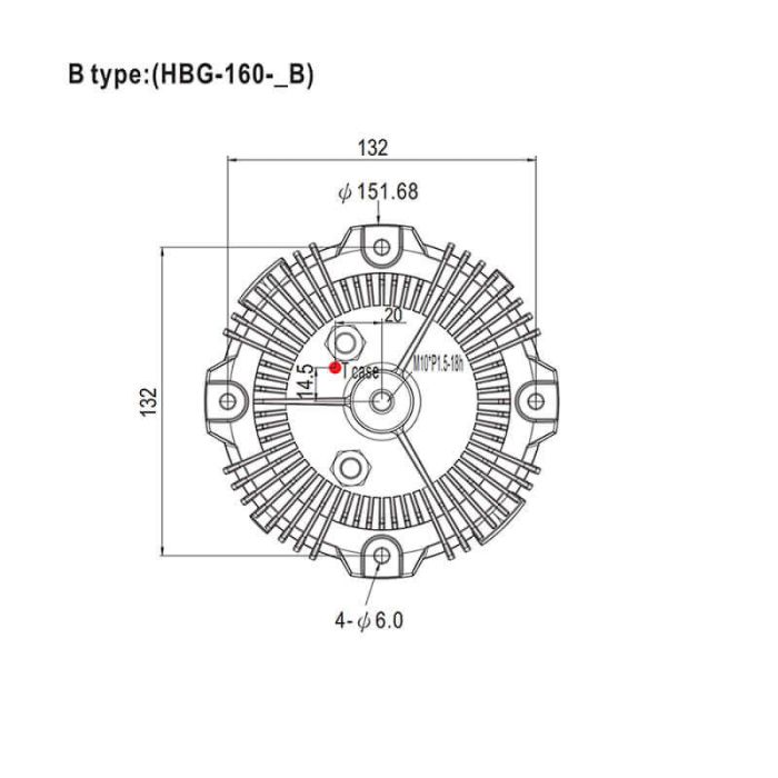 Mean Well LED Driver HBG-160-48A (LED High Bay)