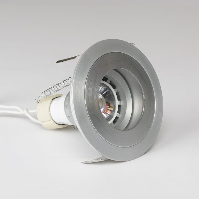 LED Inbouwspot Zilver Rond - Crius