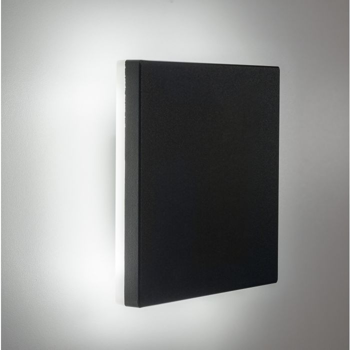 Moderne Buitenwandlamp Zwart IP65 incl. LED - Garleds Bamboe
