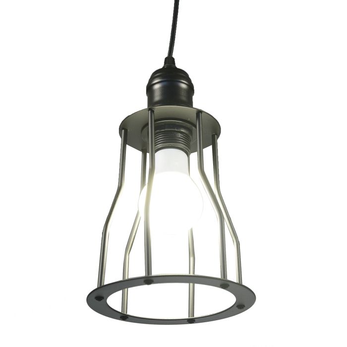 Scandinavische Draadhanglamp Zwart - Scaldare Novi