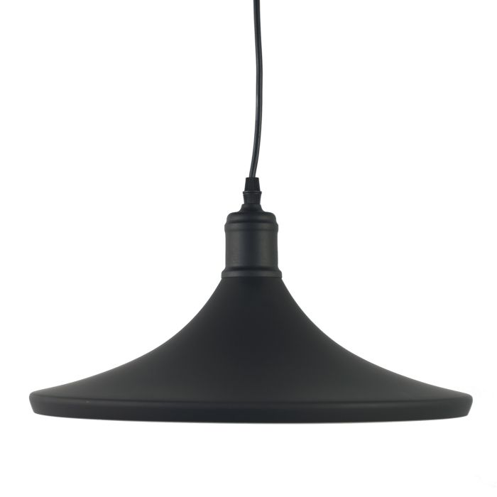Zwarte Kegelhanglamp met Goudkleurige Binnenkant  Valott Mo